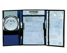 10001306-000 Jeppesen Comb Kneeboard/clipboard - #10001306-000 Vfr Tro-fold Kneeboard