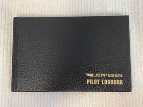 Jeppesen 10001315-002 Standard Pilot Logbook # - Hardcover Black 4 Entries