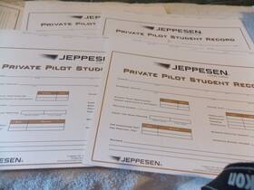 Jeppesen 10001796 New Lot Of 4 - Private Pilot Student Record Folder