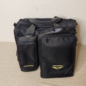 Jeppesen 10001854 Aviator Flight Bag Customizable And Detachable Cases P/n