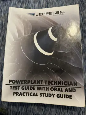 10002001 Jeppesen A&p Technician Powerplant Test Guide And Practical Study Guide-