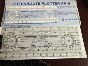 Jeppesen 10009534 Pv-5 Ifr Enroute Plotter