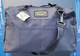 250241 Jeppesen Pre-owned Pilots Flight Bag Black Excellent Condition