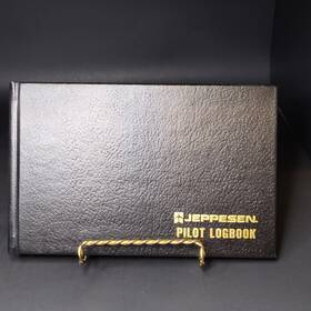 Jeppesen Js506048-008 Standard Pilot Logbook Hardcover Black