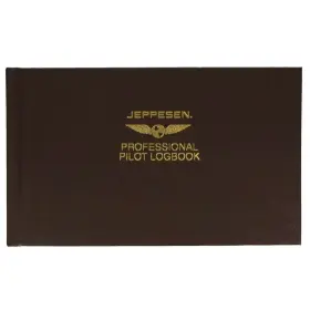 10001795-006 Jeppesen Sanderson New Professional Pilot Logbook Js506050 Premium 256-pages