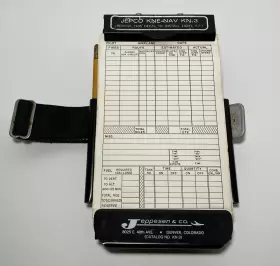 Jeppessen Kn-3 Vtg Aviation Airplane Pilots Jepco Kneeboard Log Pads Kne-nav