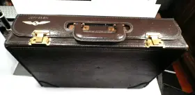Fc-102 Jepsen Aviator-airmans Flight Case Mod. Fc 102 Genuine Cowhide