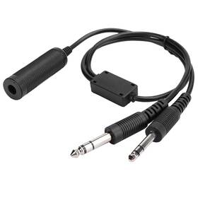 Jtlb Jtlbqs93pb05ho Helicopter To General Aviation Headset Adapter Cable - David Clark Avcomm U