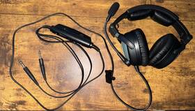 Lightspeed 4000-800-00001-000.a9 Sierra Aviation Headset Dual Plug