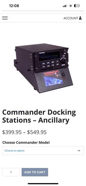 Lone Star Aviation 001-004972 Commander Docking Station 2000