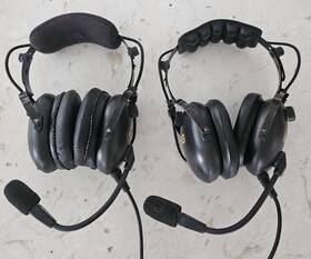 Marv Golden Gol1081 Aviation Headset / Two Pair