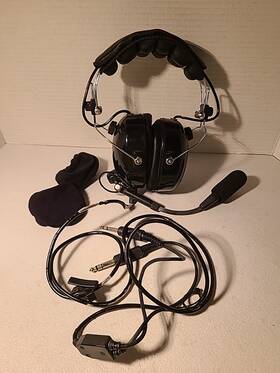 Marv Golden Mg-90 Pilot Aviation Headset Core