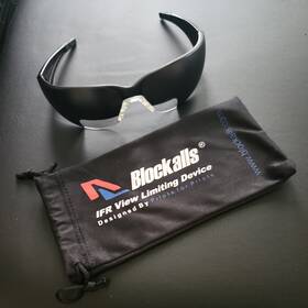 Mj Modica Products Co 659438809244 Blockalls Ifr View Limiting Device Black
