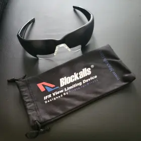 Mj Modica Products Co 659438809244 Blockalls Ifr View Limiting Device Black