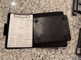 Mygoflight Kne-4025 New Premium Leather Ipad Rotating Folio Kneeboard For Pilots