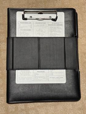 Mygoflight Kne-5020 Flying Ipad Kneeboard - Xl Black Used