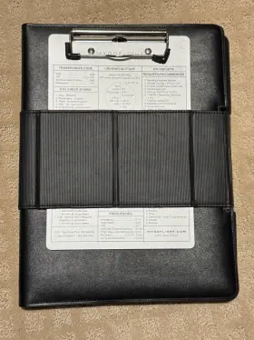 Kne-5020 Mygoflight Flying Ipad Kneeboard - Xl Black Used