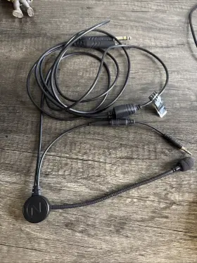 Nflight 703327449865 Nomad Classic Wired Aviation Microphone