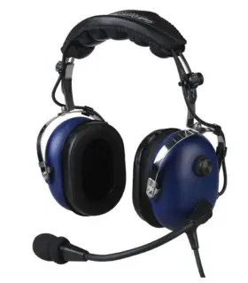 Pca-4yb Pacific Coast Avionics Passive Youth Headset Blue