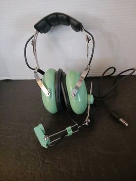 Phoenix Mp-46 Vintage Aviation Helicopter Headset By Usa