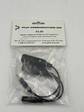 Pilot Communications Pa-85 Ic-a23/a5 Headset Adpater