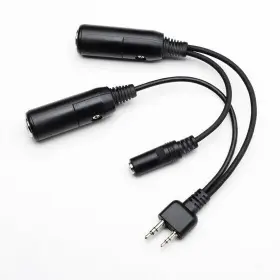 Pa-81 Pilot Communications Usa Headset Adpater For Icom A2 A20 A21 Transceivers