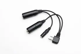 Opc-499 Pilot Communications Usa Pa-82 - Headset Adapter For Icom A3 A6 A14 A22 A24 Transceive