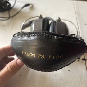 Pilot Pa-1190 Aviation Headset With Microphone For Parts