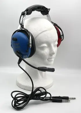 Pa-1151acb Pilot Usa 40863g-01 Cadet Aviation Aircraft Headset Excellent Condition