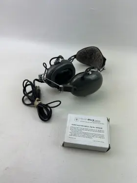 Pilot Usa 792745049962 Vintage Aviation Headset Unknown Model Number With New Ear Pads