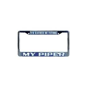 Pilotmall 5248/5251 Inch Iftd Rather Be Flying My Piper Aviation License Plate Frame