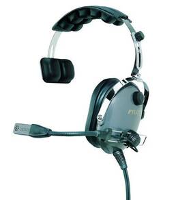 Pilotusa Pa-1110 Single Sided Headset With Noise Canceling Electret Amplified Microphone