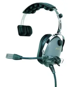 Pa-1110 Pilotusa Single Sided Headset With Noise Canceling Electret Amplified Microphone
