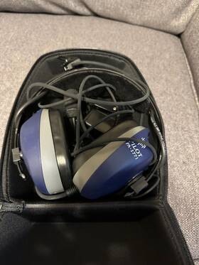 Pilotusa Pa-1771t Pa-1771 Anr Stereo Pilot Headset Cell/music Devices Capable