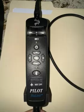Pa-86blu Pilotusa Pa-86blu/h Blulink Ii Pilot Usa Bluetooth Adapter For Helicopter Headsets With U-174 Plug