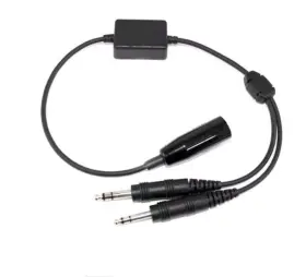 Pa-88 Pilotusa Low To High Impedance Converter Military Ga Aircraft Headset