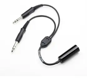 Pa-92.5 Pilotusa .206 Inch Single Plug Headset To Ga Adapter -