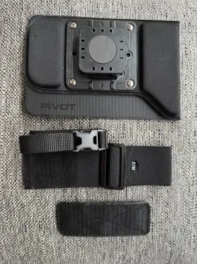 Pc-adapt-1316 Pivot Case Flyboys - Low Profile Kneeboard Adapter With Leg Strap And Belt