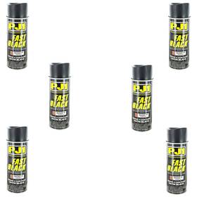 Pj1 3712-0028x6 New High Temp Engine And Case Spray Paint Satin Black 12oz Set Of 6 3712-0028
