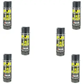 3712-0028x6 Pj1 New High Temp Engine And Case Spray Paint Satin Black 12oz Set Of 6 3712-0028