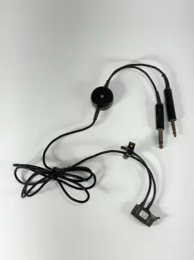 T30-3 Plantronics Ms50/t30-3 Light-weight Aviation Headset Mic Dual Plug Vintage
