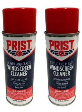 Pgc13 Prist 2 Windscreen Cleaner Aerosol Spray Polycarbonate Acrylic Plastic And Glass