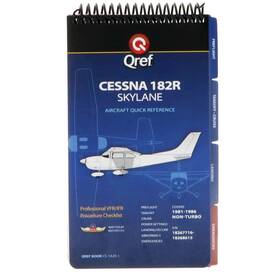 Qref Ce-182r-1 New Cessna 182r 1981-86 Book Aircraft Procedure Checklist