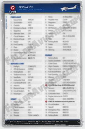 Qref Ce1522 - Cessna 152 Checklist Card