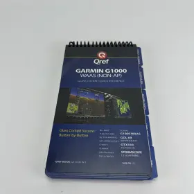 Ga-1000-w-1 Qref Garmin G1000 Waas Quick Reference Checklist Book By Qref. Clean Used Condition