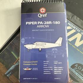 Qref Pa-arr180-1 Piper Arrow 180 Pa-28r-180 Book Qref-pa-arr180-1