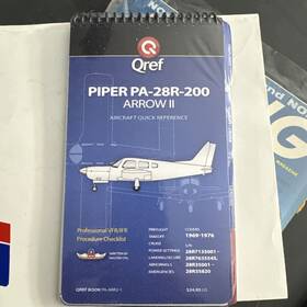 Qref Pa-arr2-1 New Piper Arrow Ii Pa-28r-200 1969-76 Book Checklist