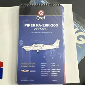 Pa-28r-200 Qref Pa-arr2-1 New Piper Arrow Ii 1969-76 Book Checklist