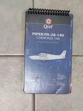 Qref-pa-che140-1 Qref Pa-che140-1 Piper Cherokee 140 Pa-28-140 Book Used/great Condition