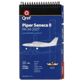 Pa-34-200t Qref Pa-sen2-1 New Piper Seneca Ii 1975-81 Book Checklist